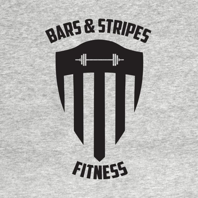 BSF - Bars & Stripes Fitness Logo - All Black! by BarsandStripesFitness